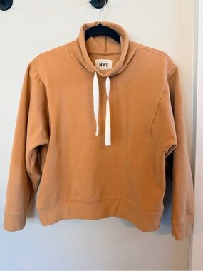 Madewell funnel neck crop sweatshirt